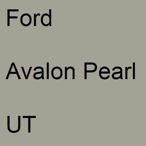 Ford, Avalon Pearl, UT.